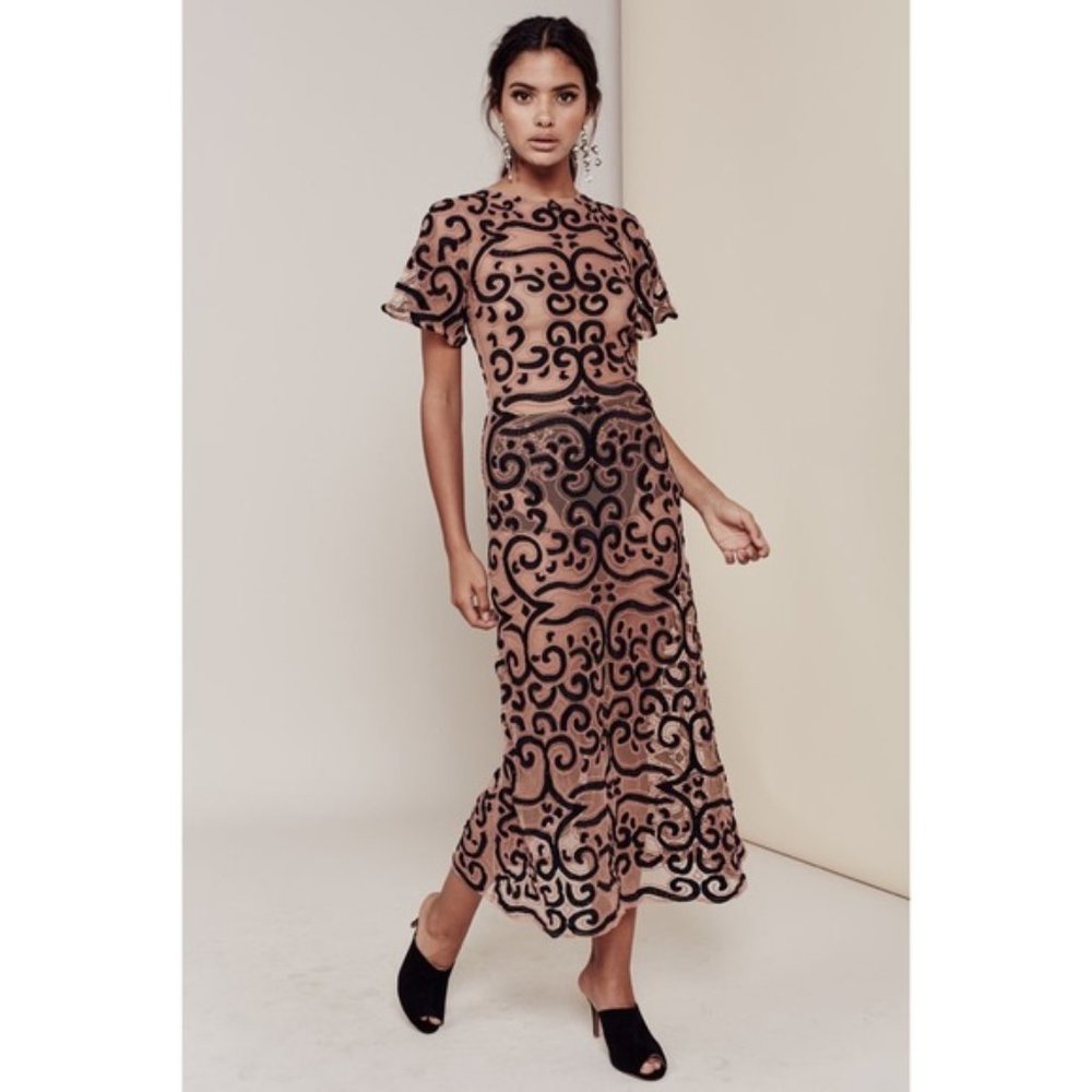 For Love and Lemons  Antonina Midi Dress